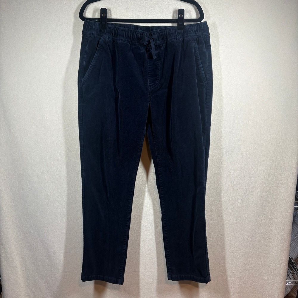 Katin Mens Navy Corduroy Pipeline Slim Pant XL Heritage Surf Coastal Casual